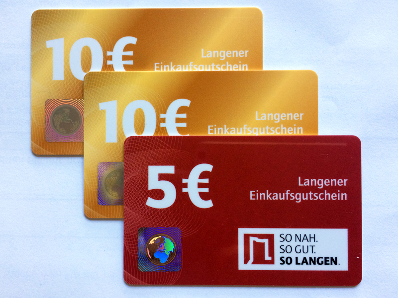 Langener Einkaufsgutschein