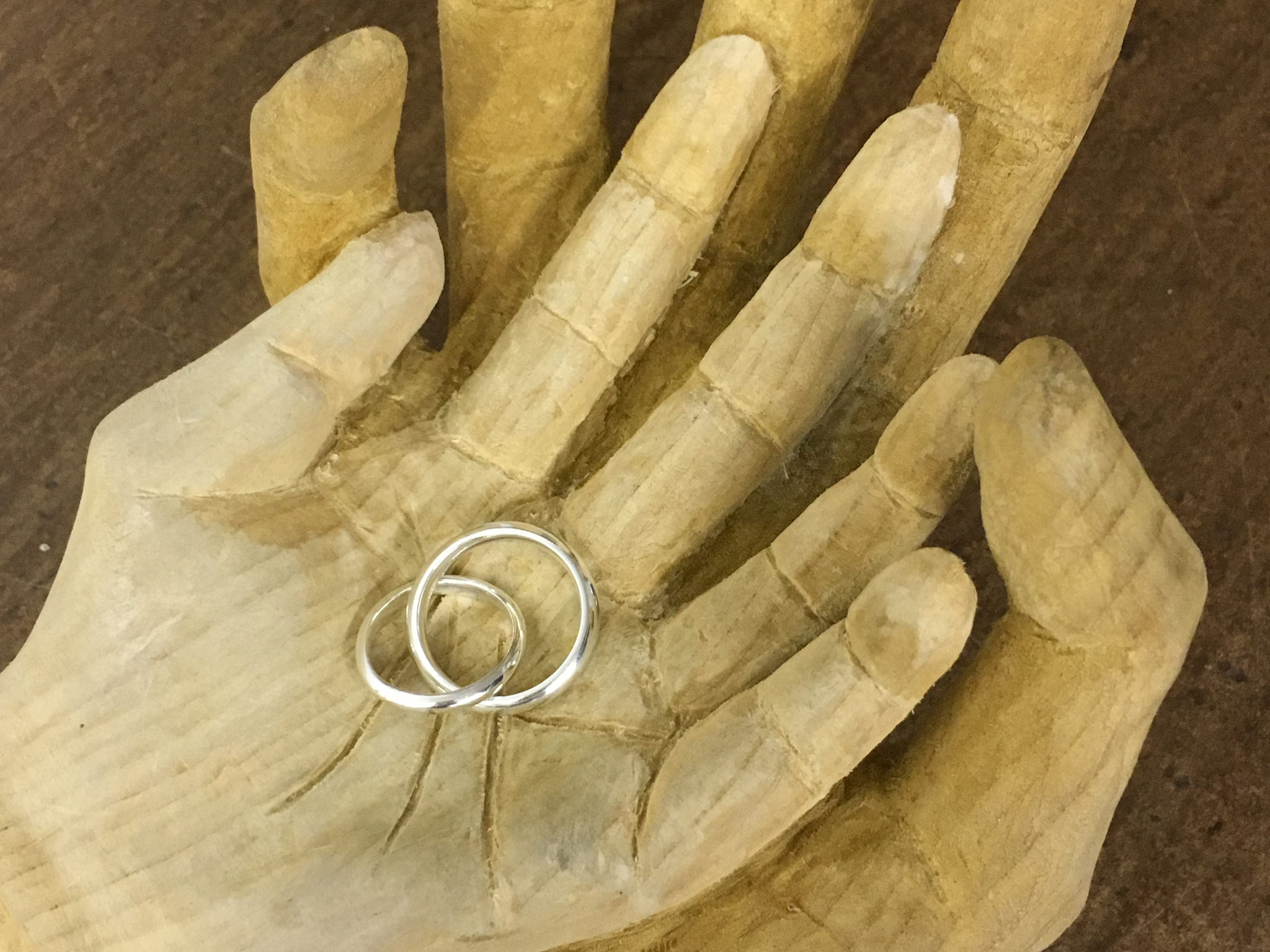 Symbolische Trauringe