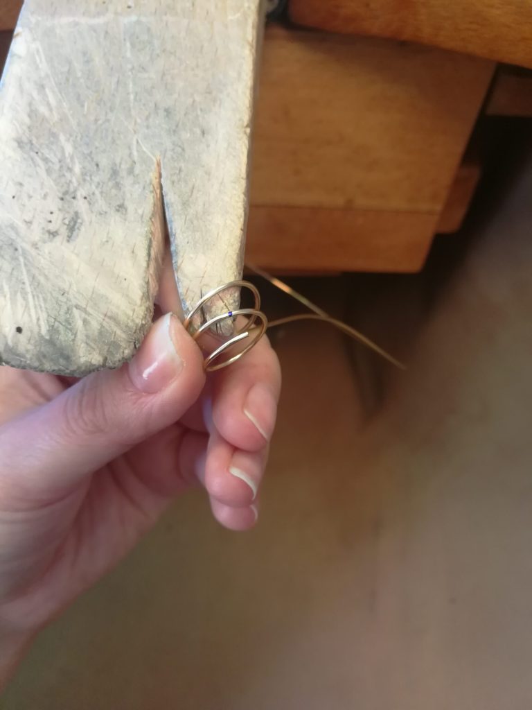 Wickelung mit Markierung