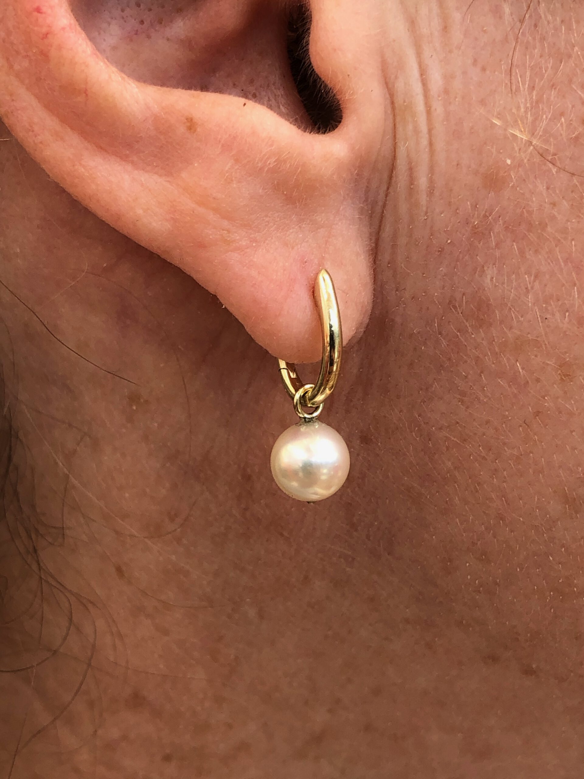 Zuchtperlen als Ohrhänger und Ohrstecker