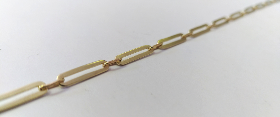 Gelbgoldkette Detail