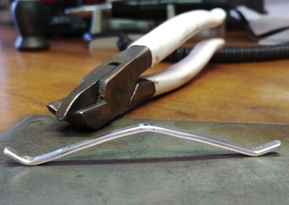 Der Steg, grob gebogen